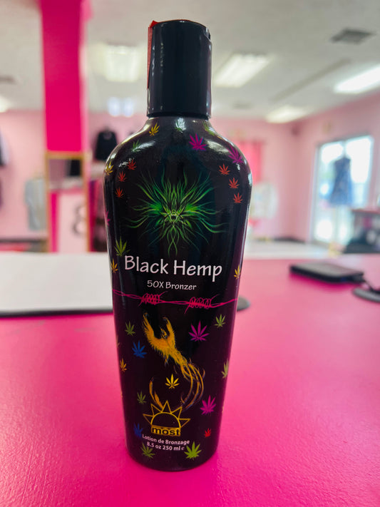 Black Hemp 50X Bronzer Tanning Lotion