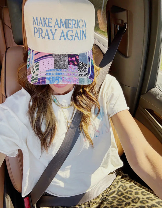 Make America pray again hat