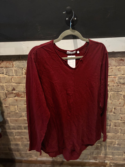 Maroon Women’s Long Sleeve Top