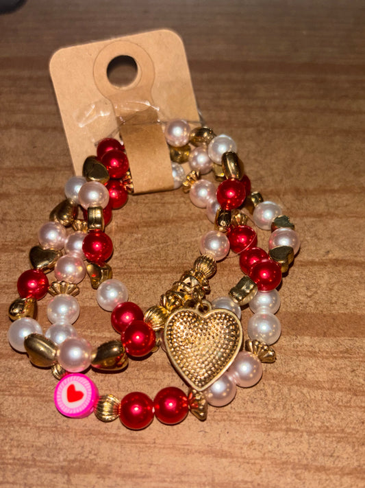 Forever in Love Pendent Bracelet Set
