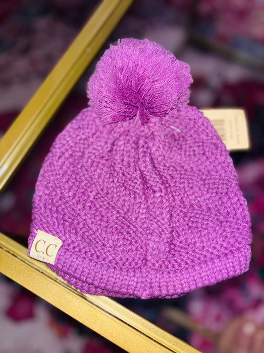 Baby Purple CC Beanie