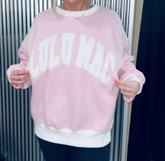 Lulu Mac Pink and White