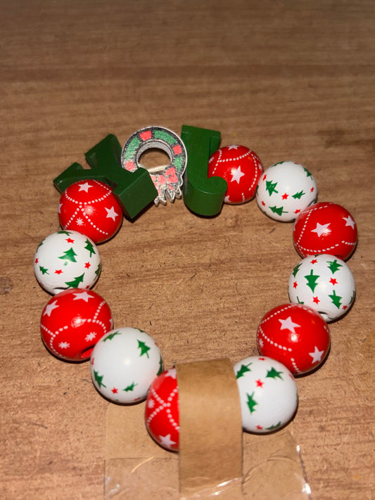 Joy to the World Bulky Christmas Bracelet