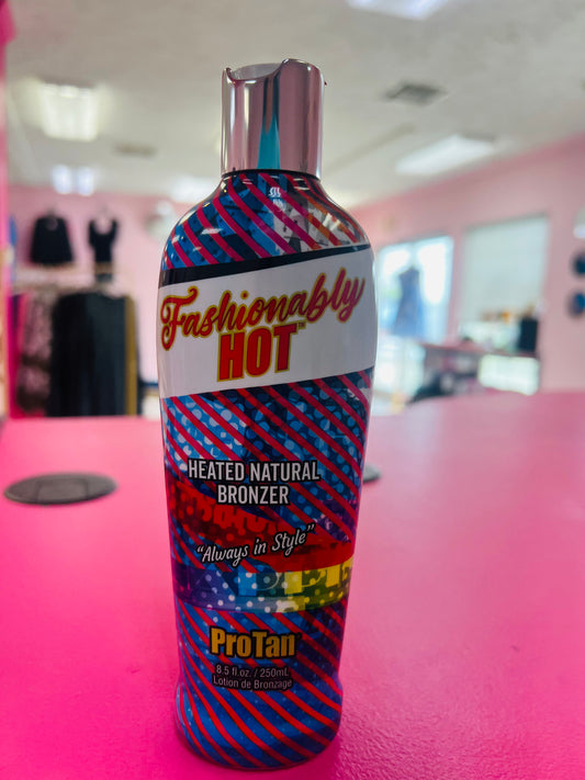 Fashionably Hot Heated Natural Bronzing Tanning Lotion