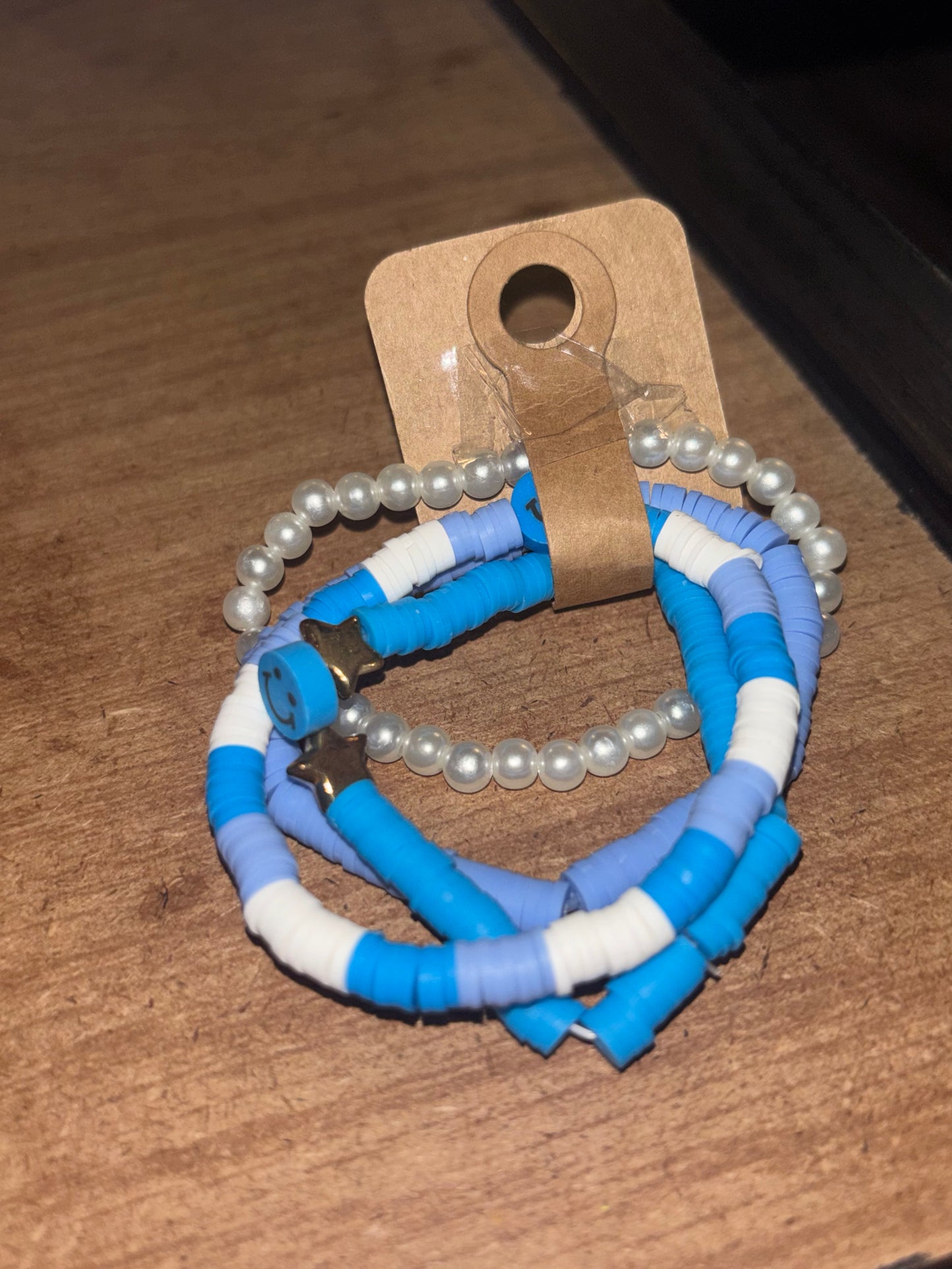 The Blues Smiley Bracelet Set