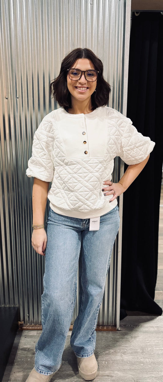 Jodifl Quarter Sleeve Blouse