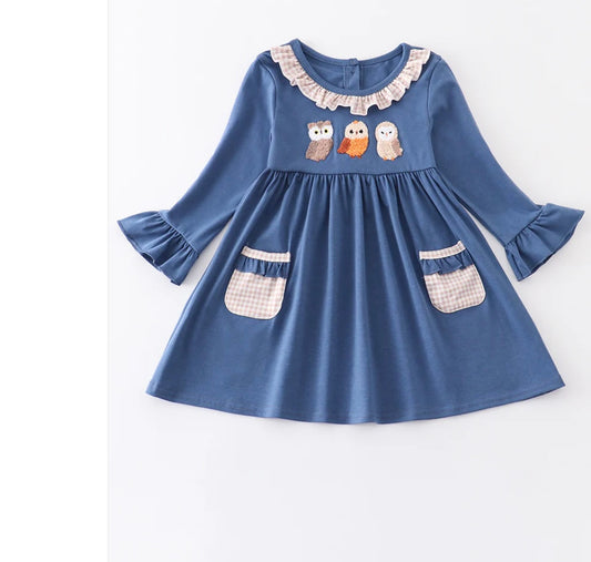 Hoot Hoot Pocket Dress