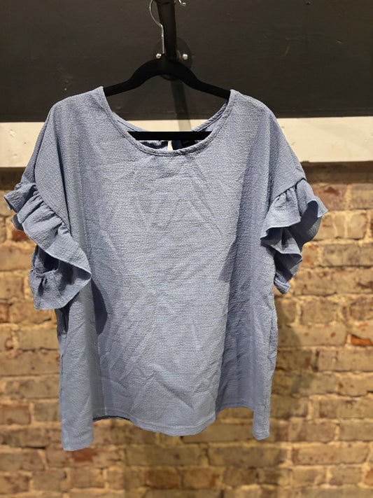 Women’s Shein Flutter Sleeve Top