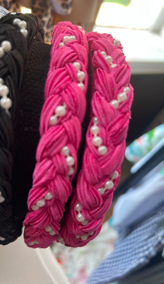 Pink Pearl Headband