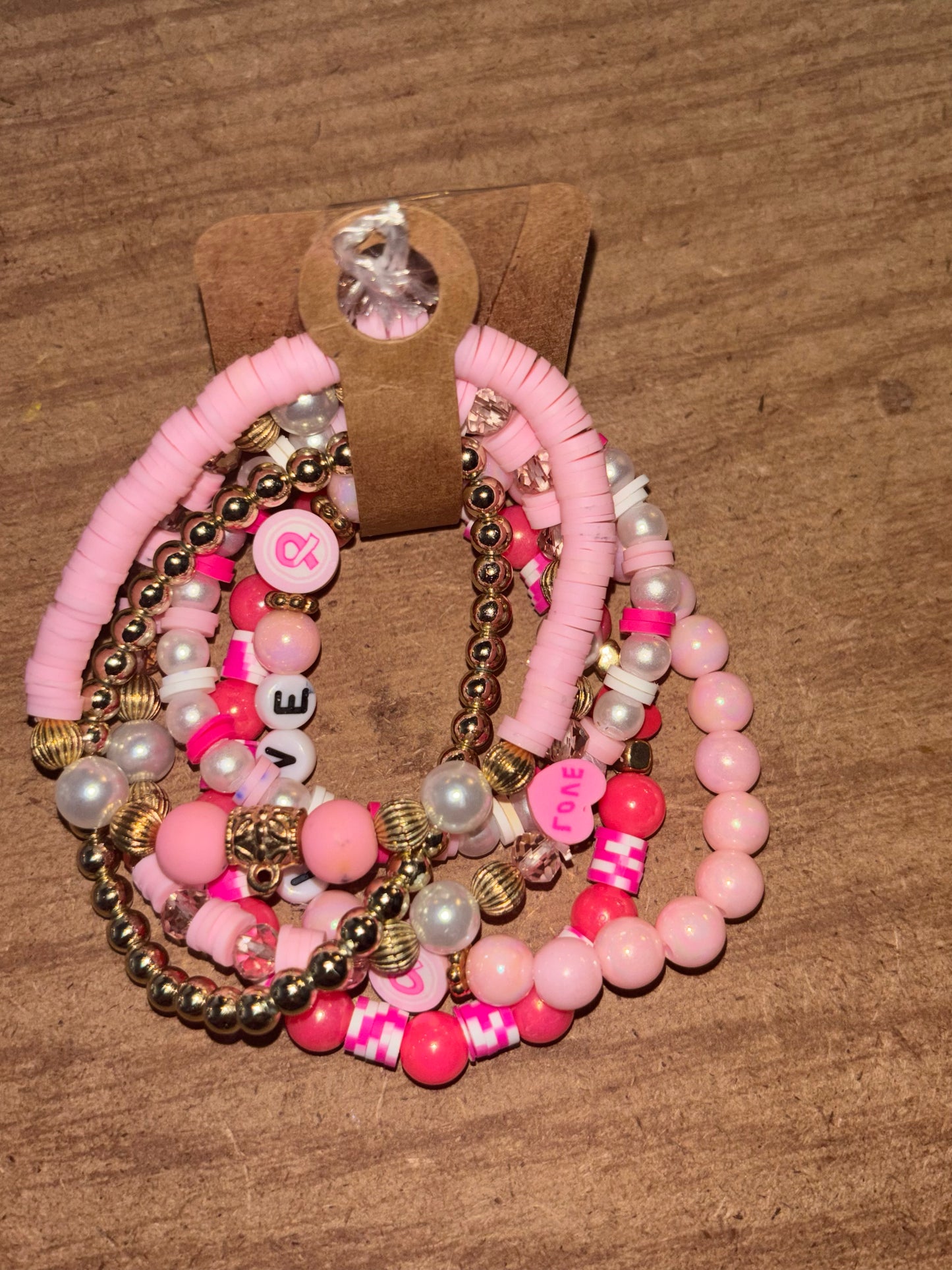 Love for a Cure Bracelet Set