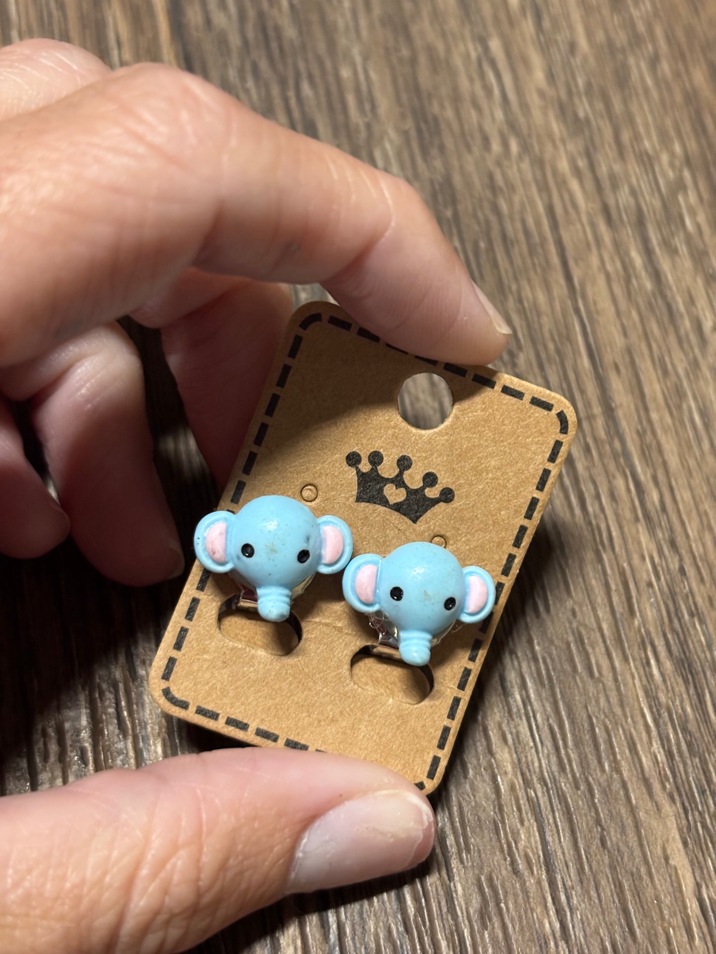 Elephant Clip-On Earrings
