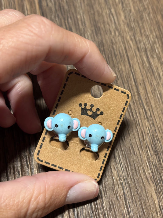 Elephant Clip-On Earrings