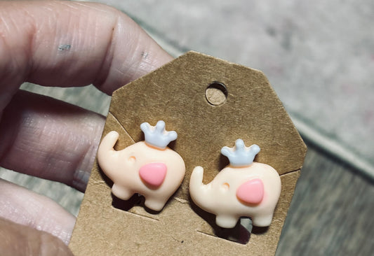 Elephant Clip-On Earrings
