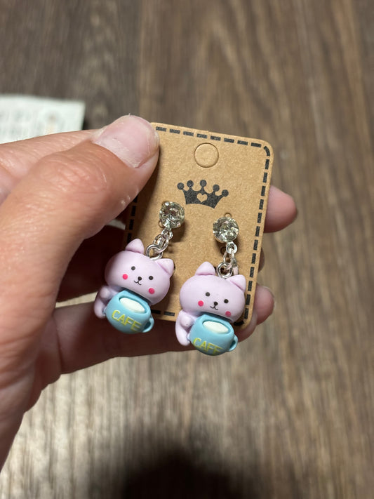 Coffee Cat Clip-On