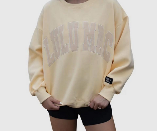 Lulu Mac Yellow on Yellow Crewneck