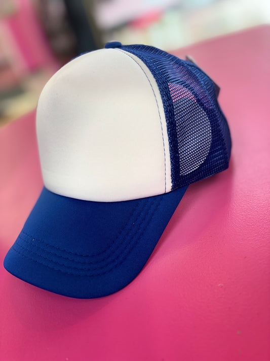 Royal Blue Trucker Hat