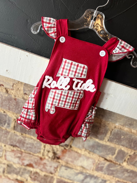 Baby Girl Smocked Alabama Bubble