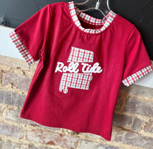 Boys Alabama Smocked Shirt