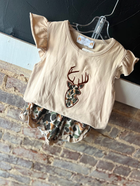 Two Piece Girl Deer Sets