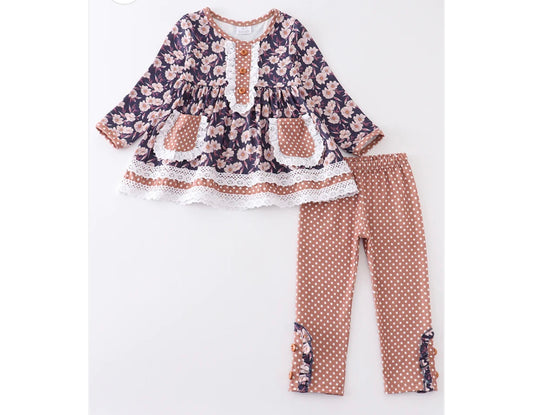 Vintage Daisy Lace Set