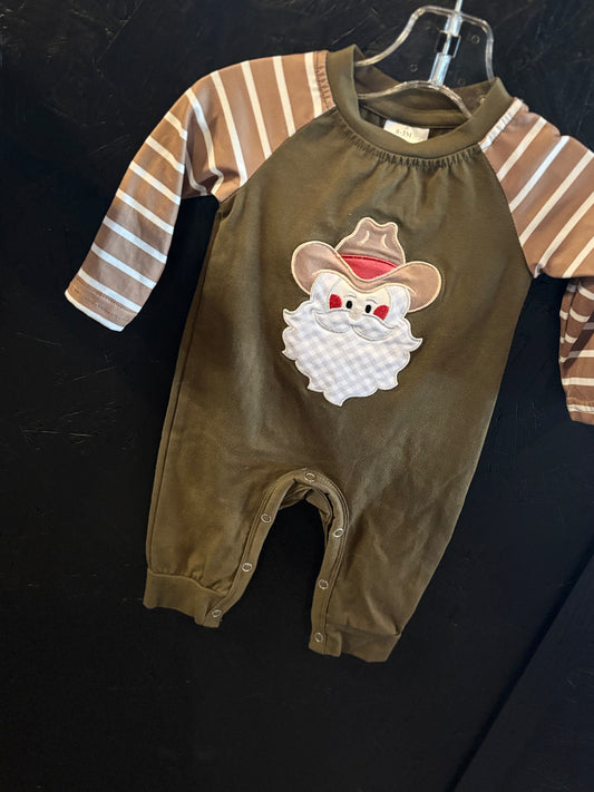 Cowboy Santa Romper