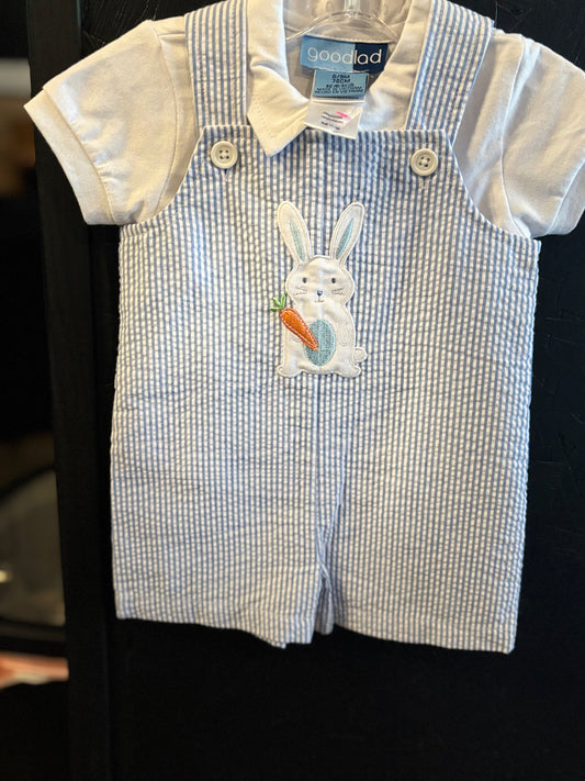 Bunny Seersucker Shortall
