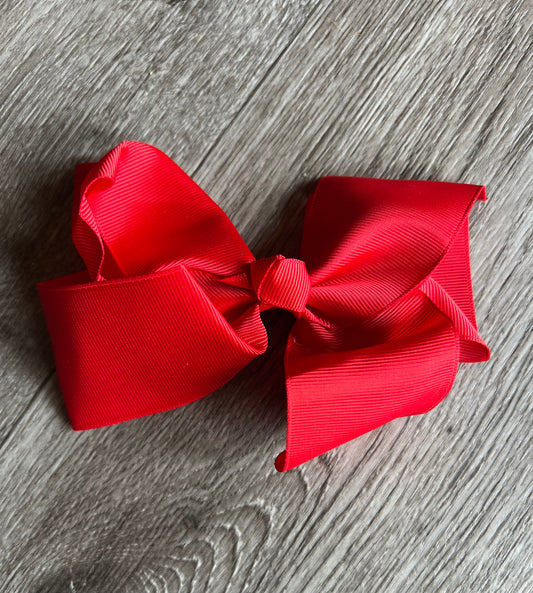 Red Medium Bow