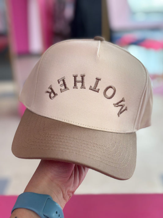 Beige Mother Hat