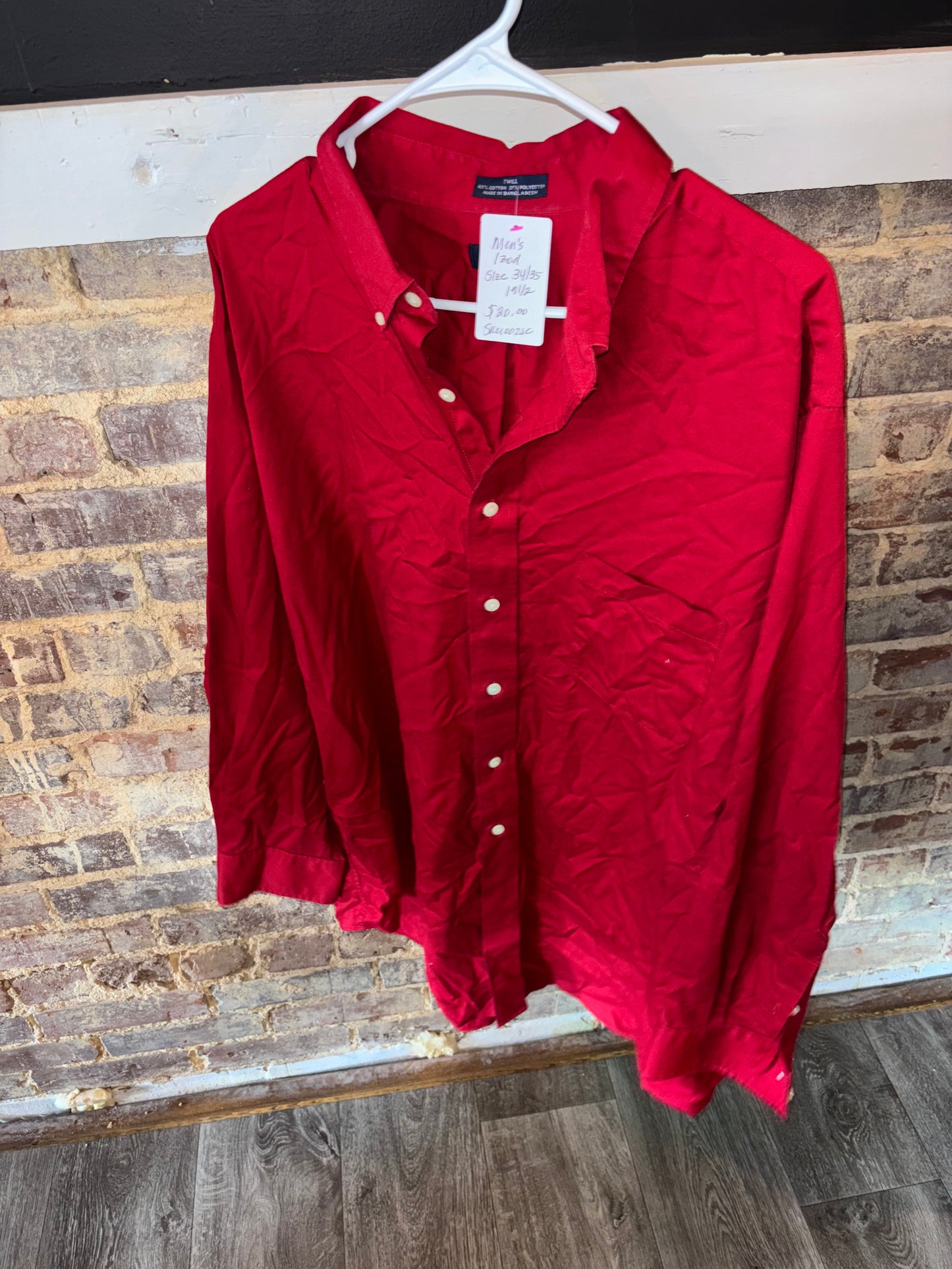 Men’s 34/35 Button Up