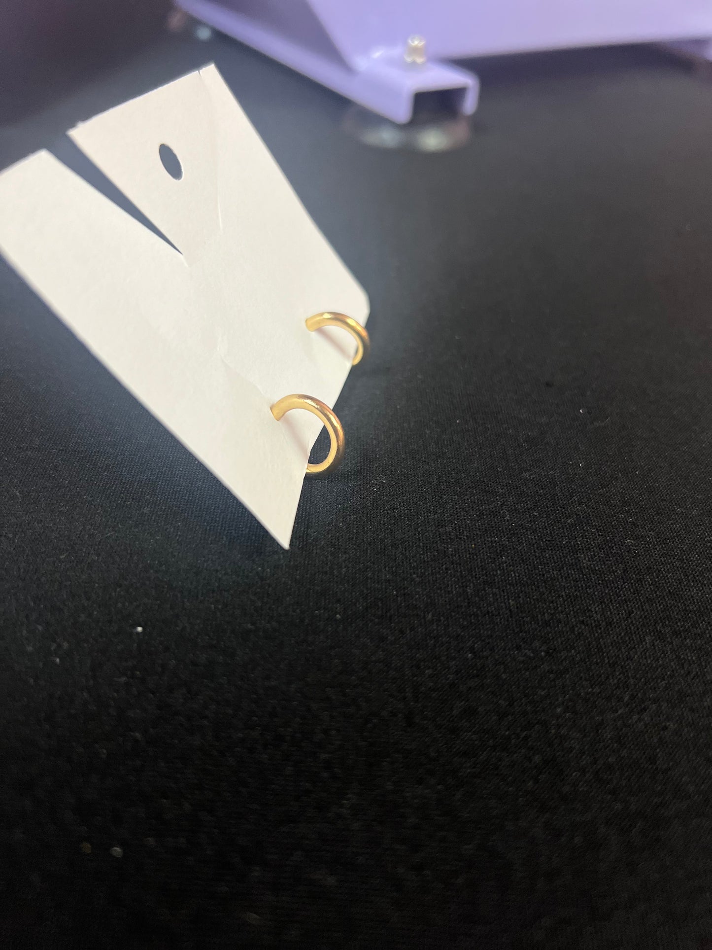 Small Gold Classic Hoops